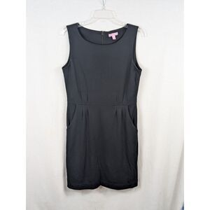 Lilly Pulitzer Julianna Dress with Pockets Black Women's Size Medium